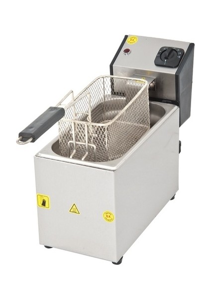 Drnfrte-3 3 L 2500 W Endüstriyel Elektrikli Fritöz Inox