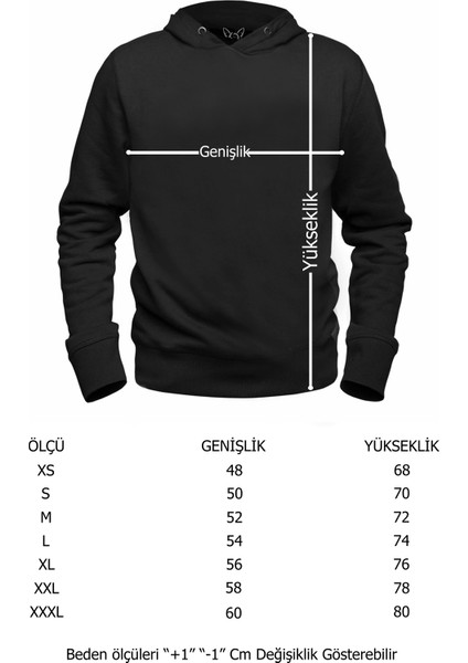 Squid Game Siyah Ön Arka Baskılı Sweatshirt