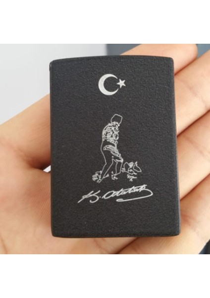Atatürk Temalı Pürmüz Alevli Gazlı Çakmak