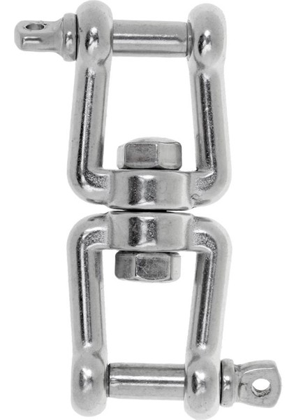 Paslanmaz Çelik Zincir Çapa Döner Çene - Çene Gümüş M8 (Yurt Dışından) fiyatları