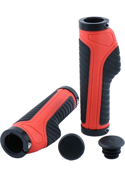 Kauçuk Kaymaz Bisiklet Gidon Scutp Scooter Gidon Overgrip Kırmızı (Yurt Dışından)