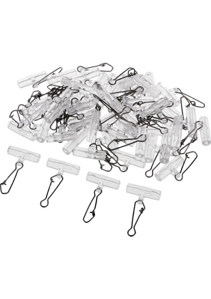 50 Adet Yüksek Mukavemetli Balıkçılık Platfer Slayt Paslanmaz Çelik Snap ile Mücadele M (Yurt Dışından)