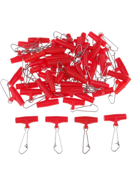 50 Adet Balıkçılık Platfer Slaytlar ile Güzel Yapış Saplı Konnektörler Örgü Ine L (Yurt Dışından)