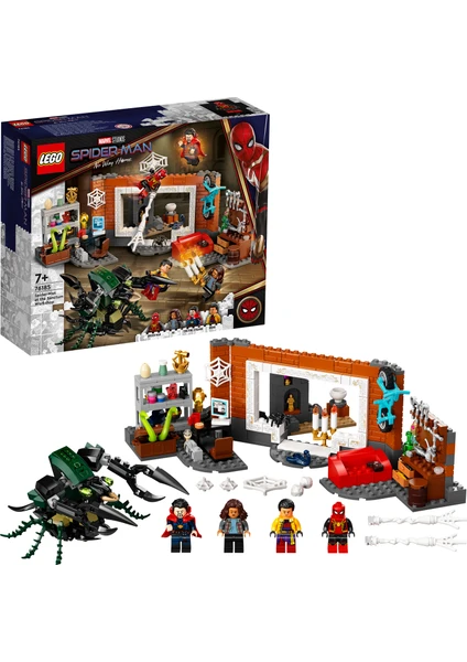 LEGO® Marvel Örümcek Adam Sanctum Atölyesinde 76185 Çocuklar Için 4 Minifigür Içeren Oyuncak Yapım Seti (355 Parça)