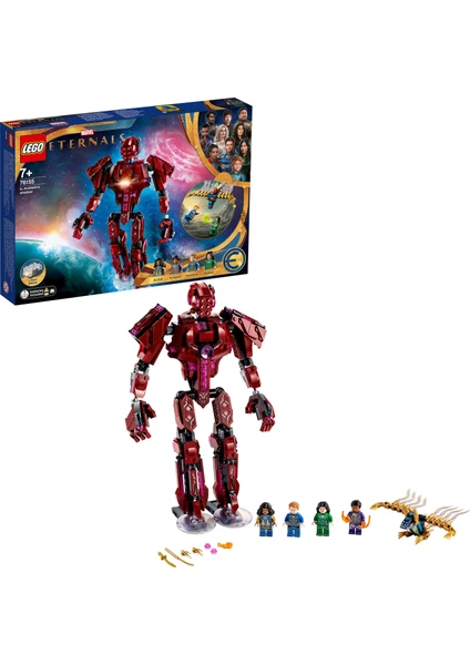 Marvel Eternals Arishem#in Gölgesinde 76155 - Süper Kahraman Seven Çocuklar İçin Minifigür İçeren Yaratıcı Oyuncak Yapım Seti (493 Parça)