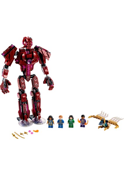 Marvel Eternals Arishem#in Gölgesinde 76155 - Süper Kahraman Seven Çocuklar İçin Minifigür İçeren Yaratıcı Oyuncak Yapım Seti (493 Parça)