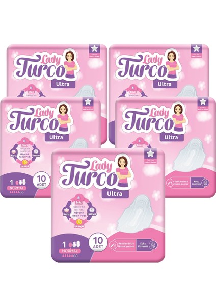 Ultra Hijyenik Normal Ped 5'li Paket