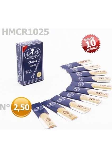 Klarnet Kamışı No:2,50 HMCR1025