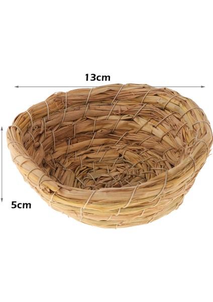 2 Adet Dokuma Çim Kuş Yuva Birdhouse / Parrot Güvercin Için Kuluçka Yetiştiriciliği Evi (Yurt Dışından) modelleri