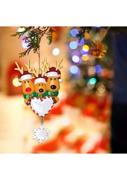 Noel Ağacı Asılı Süsler Geyik Ren Geyiği Dekor 3 ile Noel Elk (Yurt Dışından) fırsatları