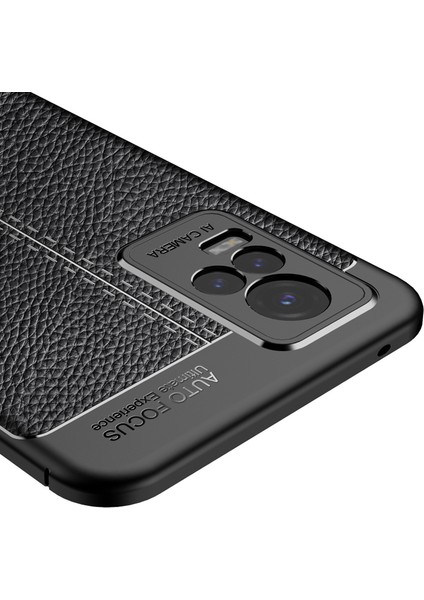 Vivo V21E Kılıf Niss Silikon Deri Görünümlü+Nano Glass Siyah modelleri