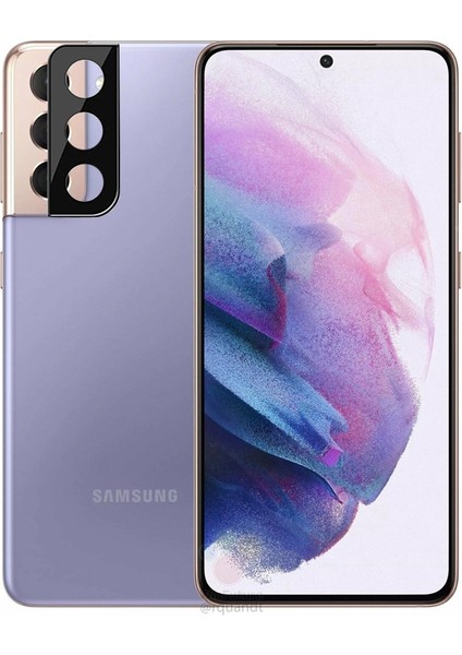 Samsung Galaxy S21 Fe Kamera Lens Koruyucu Cam Siyah