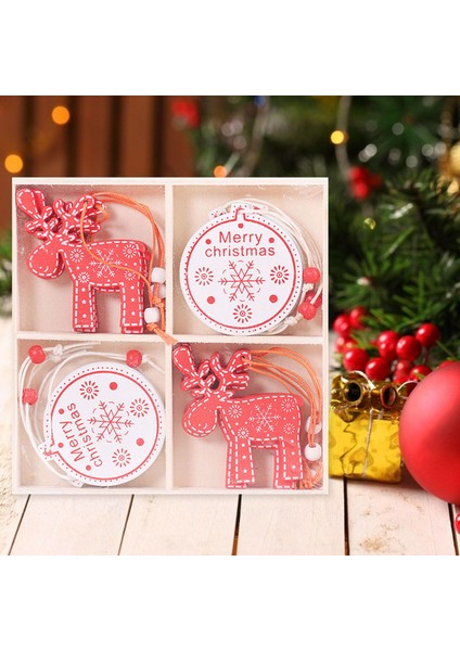 12X Noel Ağacı Dekorasyon Süsler Ev Karışımı Için Küçük Kolye C (Yurt Dışından)