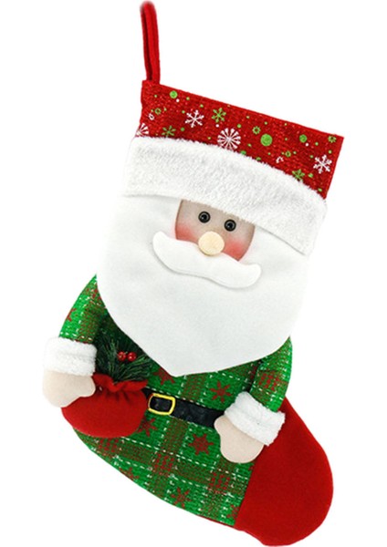 Noel Çorap Asılı Noel Tatili Şömine Ev Dekor Yaşlı Adam (Yurt Dışından)