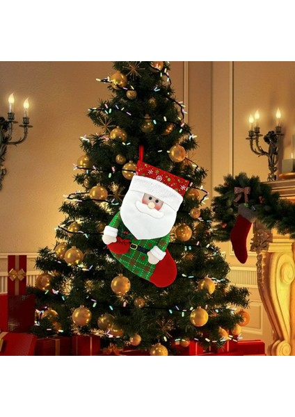 Noel Çorap Asılı Noel Tatili Şömine Ev Dekor Yaşlı Adam (Yurt Dışından) modelleri