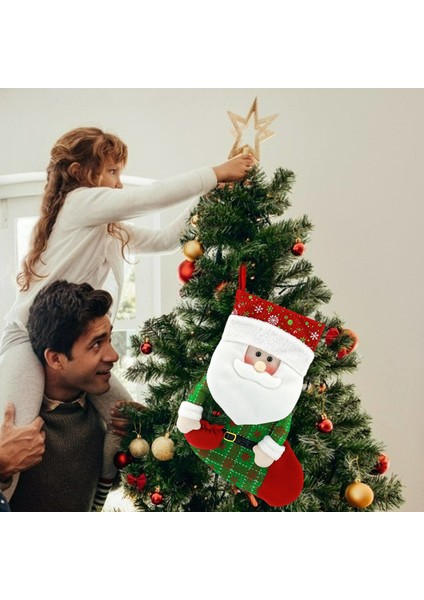 Noel Çorap Asılı Noel Tatili Şömine Ev Dekor Yaşlı Adam (Yurt Dışından) indirimleri