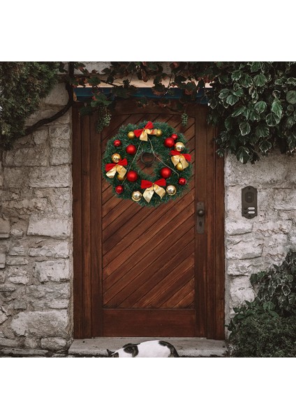 Yapay Noel Çelenk Kapı Asılı Garland Parti Dekor Zincirleri (Yurt Dışından)