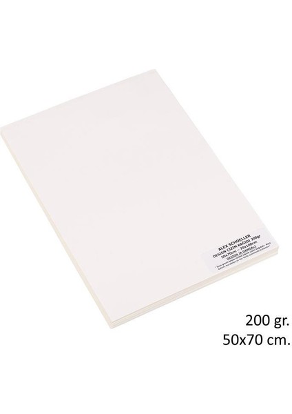 Design Ja Teknik Çizim Kağıdı 200 gr 50 x 70 cm 100'LÜ