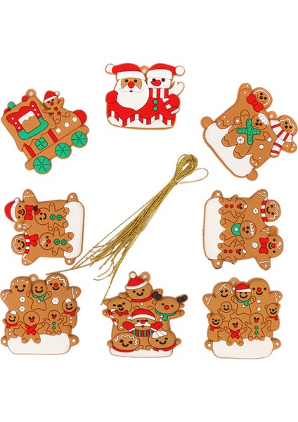 8 Adet / Paket Noel Ağacı Asılı Süslemeleri Süsleme Kapalı Xmas Ağacı Dekor (Yurt Dışından) fiyatları