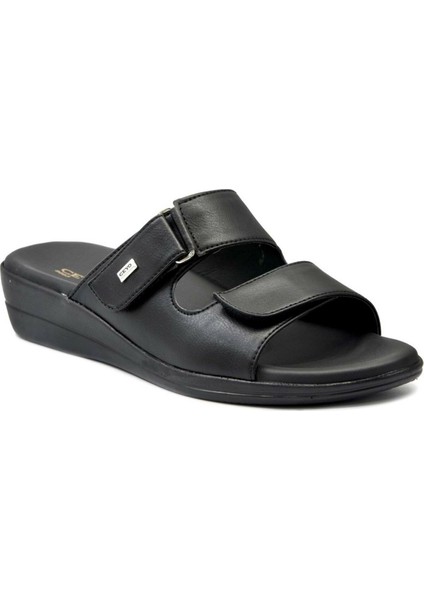 9863-1 Ceyo Bayan Terlik - Siyah