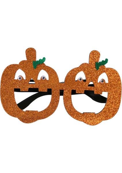 Cadılar Bayramı Simli Balkabağı Gözlük