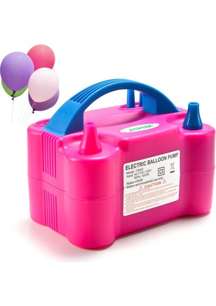Elektrikli Balon Pompası Çift Uçlu Çift Çıkışlı Balon Makinası
