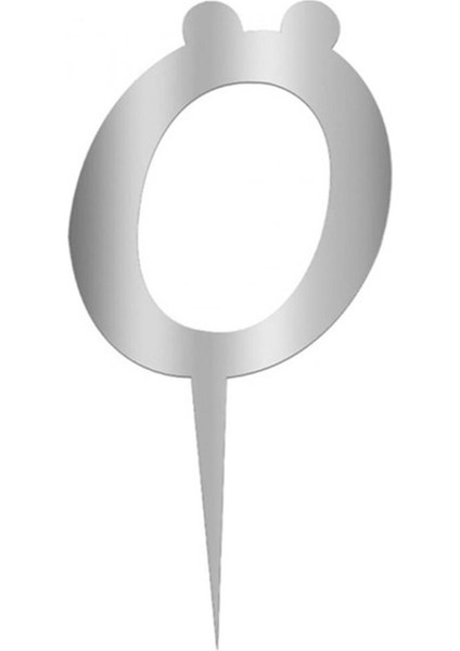 Marka Gümüş Renkli Harf Pasta ve Kek Pleksi Kategori: Parti Aksesuarları