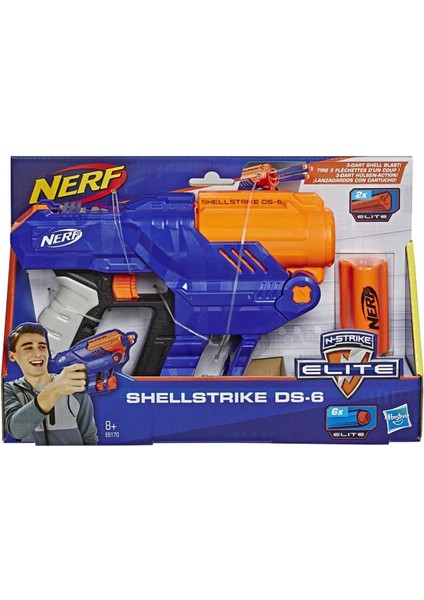 Marka E6170 Nerf Elite Shellstrike Ds-6 / +8 Yaş