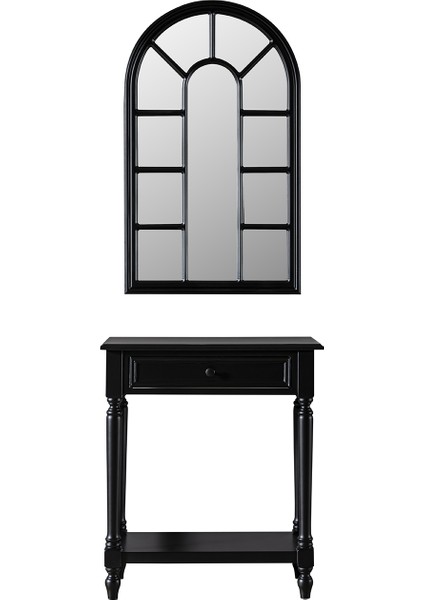 Louise Siyah Dresuar Ayna Takım fiyatları