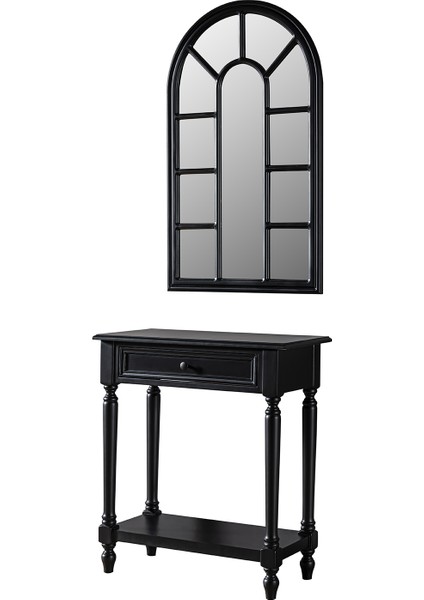 Louise Siyah Dresuar Ayna Takım fırsatları