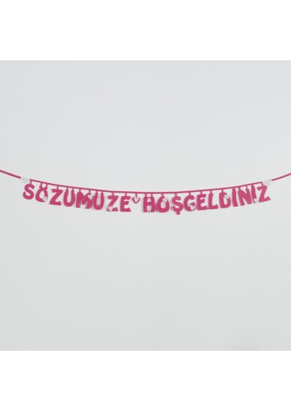 Sözümüze Hoşgeldiniz Keçe Yazı