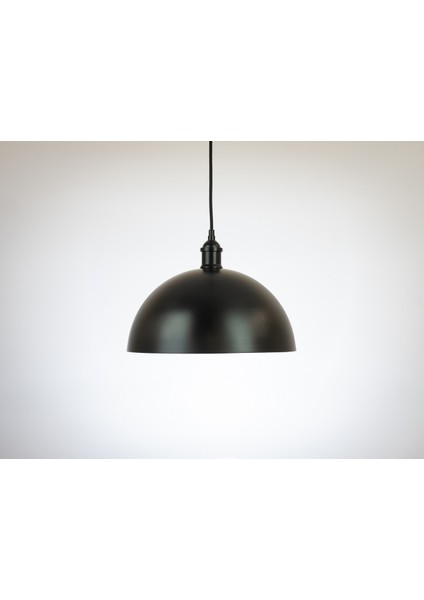 modern,vintage,rustik mutfak,oda,cafe,oteller için siyah 1xe27 metal sarkıt avize çap:30cm
