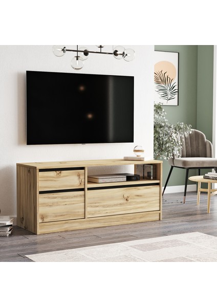 Robin Home Diego Tv Ünitesi Tv Sehpası 120CM Keçe-Siyah Dg7-Kl