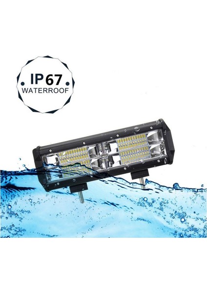 Spot Işık Off Road Car Truck 216W 10-30V 21600 Lümen LED Light Bar Flood Spot