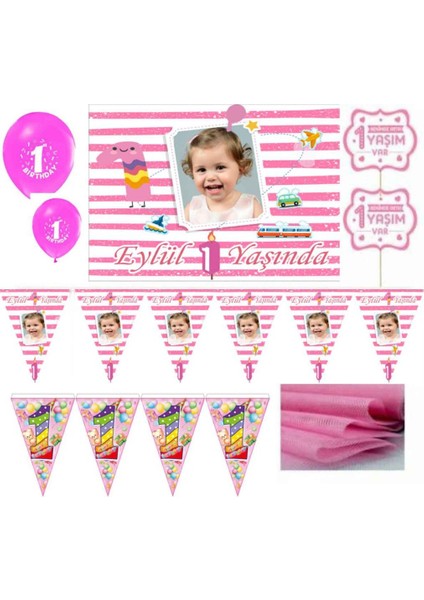 1 Yaş Doğum Günü Süsü, Kişiye Özel, Parti Seti