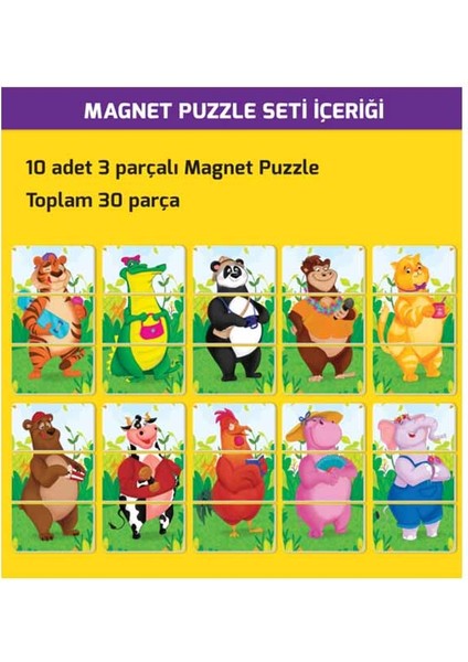 Yükselen Zeka +2 Yaş Magnet Puzzle