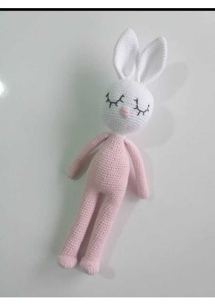 Uykucu Tavşan Organik Örgü Oyuncak