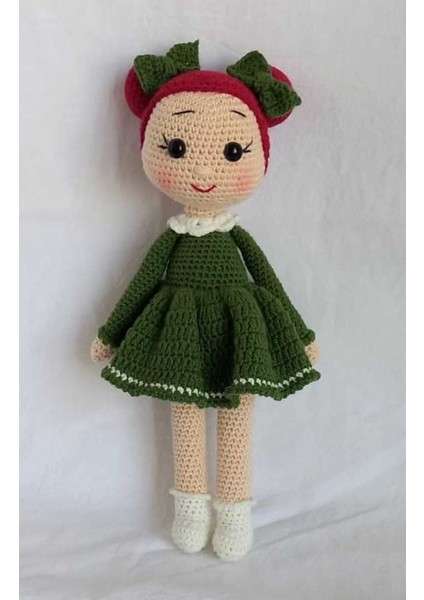 Yeşil Şirin Bebek Organik Oyuncak