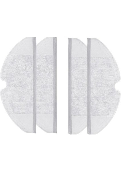 Xiaomi Vacuum Mop 1c Robot Süpürge 4'li Mop Bezi- Yedek Parça Seti