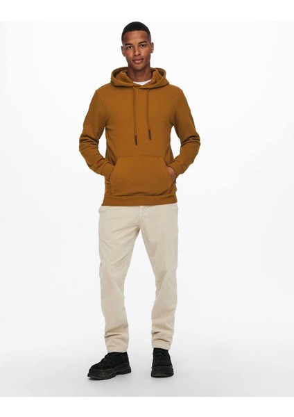 & Sons Ceres Erkek Kahverengi Sweatshirt (22018685-MKSR) fırsatları