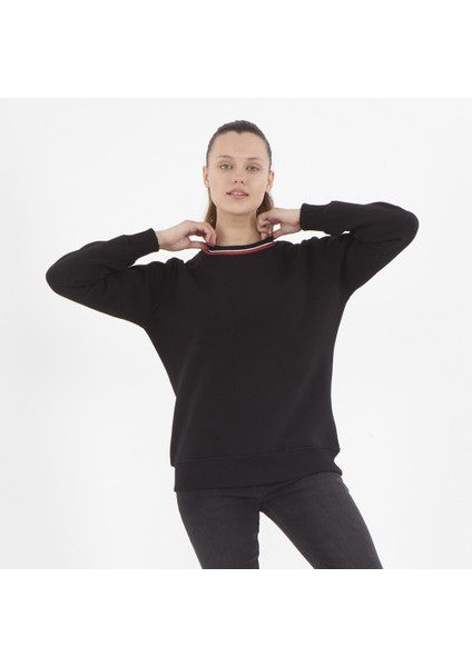 Kadın Basic S-Shırt - Siyah