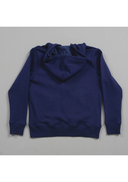 Kadın Kapişonlu S-Shırt - Lacivert indirimleri