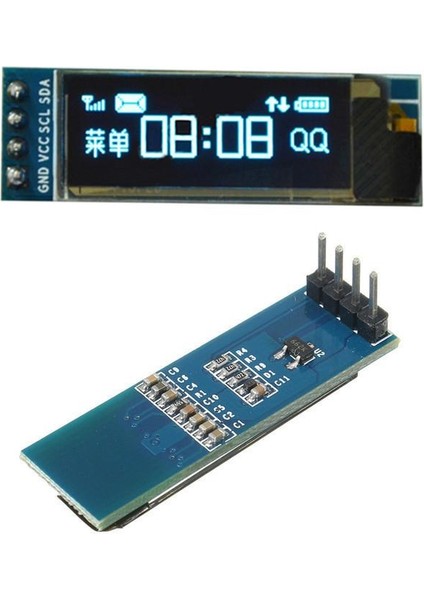 0.91'' 128X32 OLED LCD Ekran