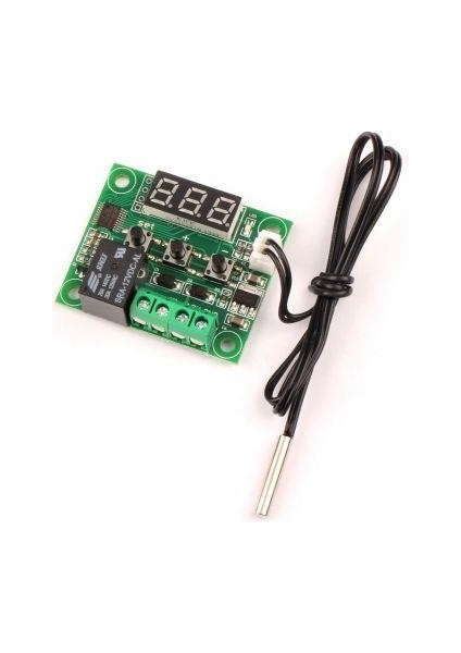 Röle Çıkışlı Dijital Termostat, Sıcaklık Kontrol Kartı - W1209