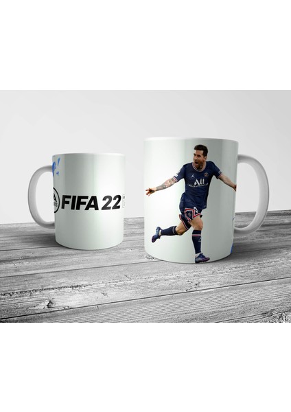 Fifa 22 Lionel Messi Psg Kupa Bardak Model 6