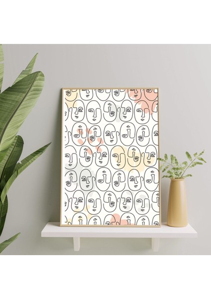 Modern Ahşap Çerçeve Tablo 002