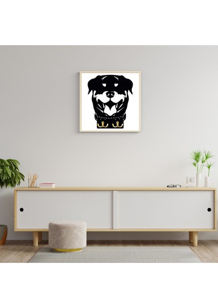 Köpek Çerçeve Tablo