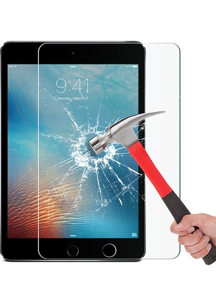Apple iPad 5. Nesil 9.7 Tablet Temperli Cam Ekran Koruyucu A1822 A1823