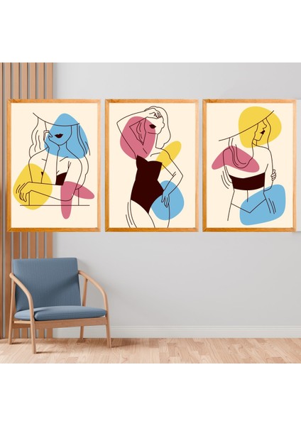 Modern Ahşap Çerçeve Tablo 003