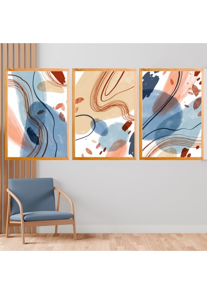 Modern Ahşap Çerçeve Tablo 004
